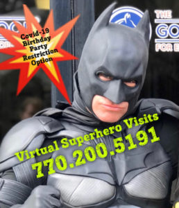 ZOOM Superhero Calls, Virtual Superhero Party