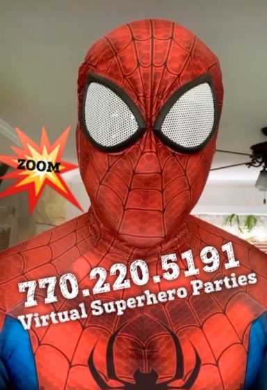 Superhero ZOOM Calls, Superhero ZOOM Parties